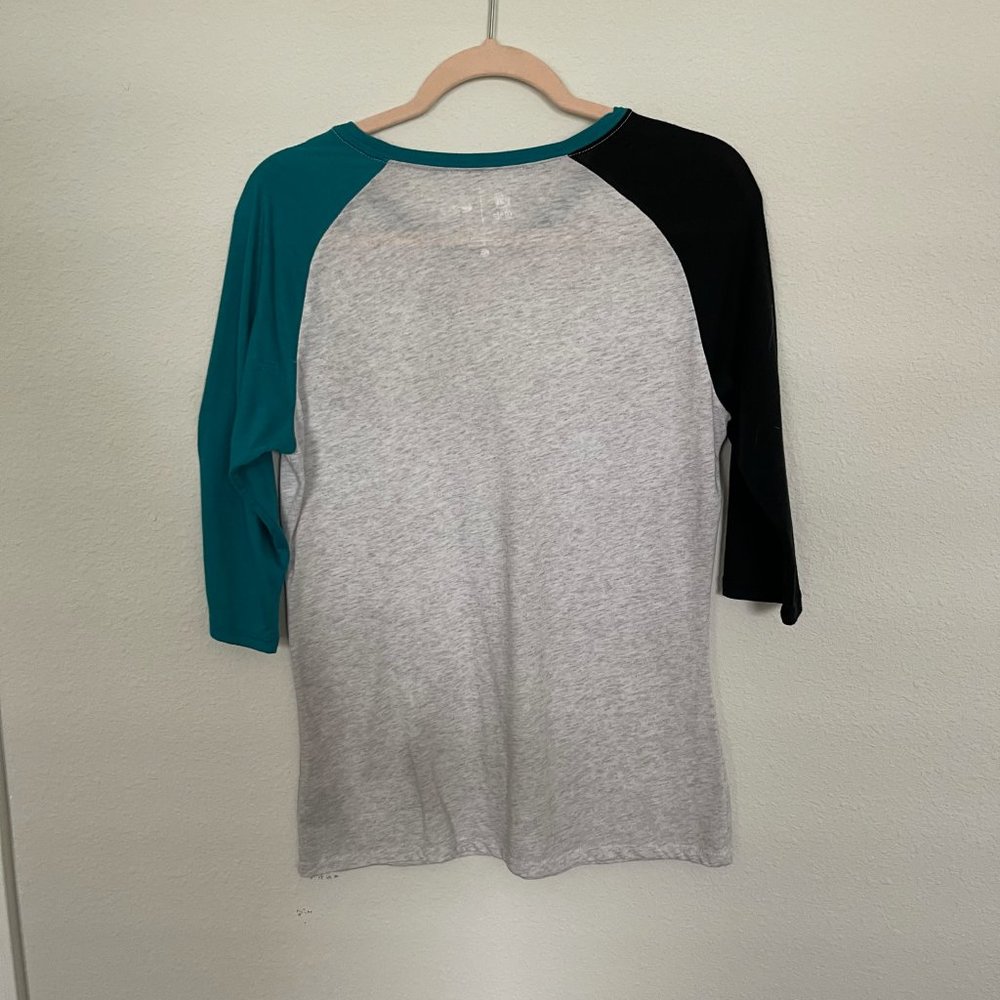 ❌SOLD❌NIKE Jacksonville Jaguars Women's 3/4 Sleeve Tee Top - Picture 2 of 7